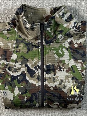 Killik Veil Camo 1/2 Zip Summit Lightweight L/S Hunting Shirt Women's Size Large
